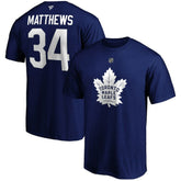 NHL Blue Auston Matthews Toronto Maple Leafs Fanatics Big & Tall Name & Number T-Shirt