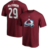 NHL Burgundy Nathan MacKinnon Colorado Avalanche Fanatics Big & Tall Name & Number T-Shirt