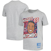 NBA Dikembe Mutombo Denver Nuggets Youth Hardwood Classics King of the Court Player T-Shirt sale