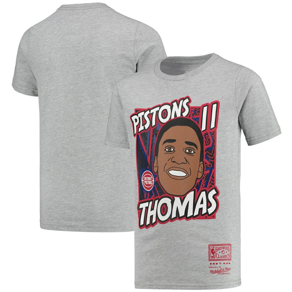 NBA Isiah Thomas Detroit Pistons Youth Hardwood Classics King of the Court Player T-Shirt sale