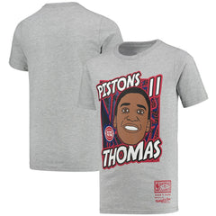 NBA Isiah Thomas Detroit Pistons Youth Hardwood Classics King of the Court Player T-Shirt sale