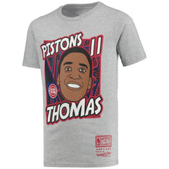 NBA Isiah Thomas Detroit Pistons Youth Hardwood Classics King of the Court Player T-Shirt sale