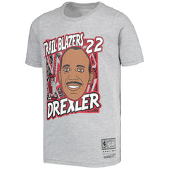 NBA Clyde Drexler Portland Trail Blazers Youth Hardwood Classics King of the Court Player T-Shirt