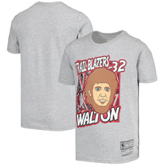 NBA Bill Walton Portland Trail Blazers Youth Hardwood Classics King of the Court Player T-Shirt