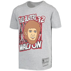 NBA Bill Walton Portland Trail Blazers Youth Hardwood Classics King of the Court Player T-Shirt