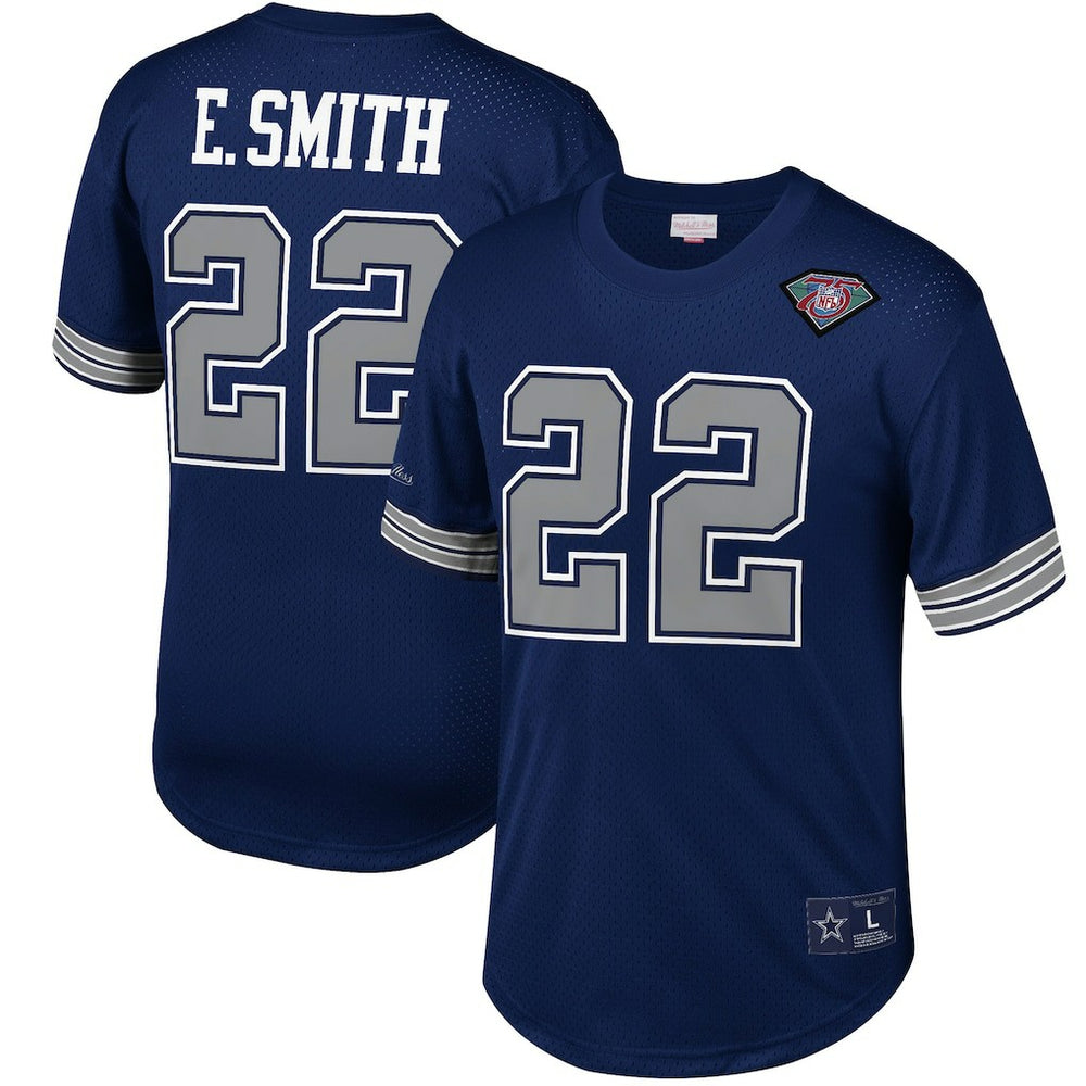 Emmitt Smith Retired Player Name & Number Mesh Top - Dallas Cowboys