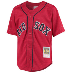MLB David Ortiz Boston Red Sox Mitchell & Ness Youth Cooperstown Collection Batting Practice Jersey