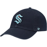 NHL Deep Sea Blue Seattle Kraken '47 Clean Up Adjustable Hat