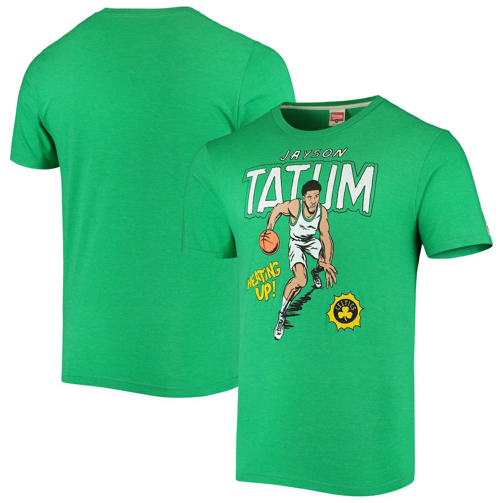 NBA Jayson Tatum Boston Celtics Homage Comic Book Player Tri-Blend T-Shirt