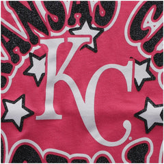 MLB Kansas City Royals New Era Girls Youth Jersey Stars V-Neck T-Shirt