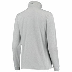 MLB New York Yankees Vineyard Vines Women's Stripe Sankaty Half-Zip Pullover Top