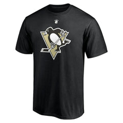 NHL Black Ryan Whitney Pittsburgh Penguins Fanatics Authentic Stack Retired Player Nickname & Number T-Shirt