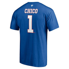 NHL Royal Glenn Resch New York Islanders Fanatics Authentic Stack Retired Player Nickname & Number T-Shirt