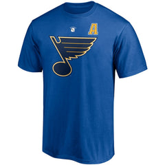 NHL Blue Keith Tkachuk St. Louis Blues Fanatics Authentic Stack Retired Player Nickname & Number T-Shirt