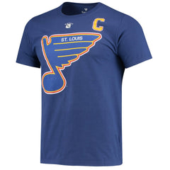 NHL Blue Wayne Gretzky St. Louis Blues Fanatics Authentic Stack Retired Player Nickname & Number T-Shirt