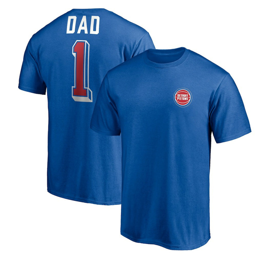 NBA Detroit Pistons Number One Dad T-Shirt sale