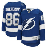 NHL Blue Nikita Kucherov Tampa Bay Lightning Youth Home Premier Player Jersey
