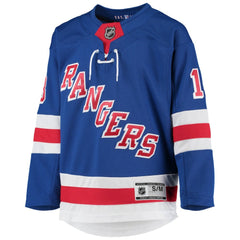 NHL Blue Alexis Lafreniere New York Rangers Youth Home Premier Player Jersey