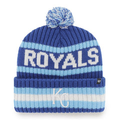 MLB Kansas City Royals '47 Bering Cuffed Knit Hat with Pom
