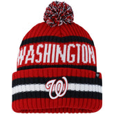 MLB Washington Nationals '47 Bering Cuffed Knit Hat with Pom