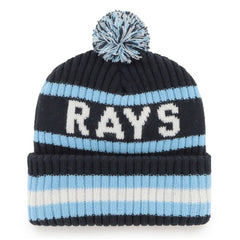 MLB Tampa Bay Rays '47 Bering Cuffed Knit Hat with Pom