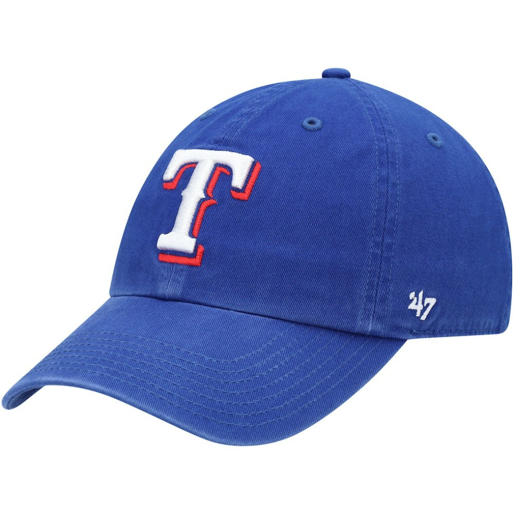 MLB Texas Rangers '47 Youth Team Logo Clean Up Adjustable Hat
