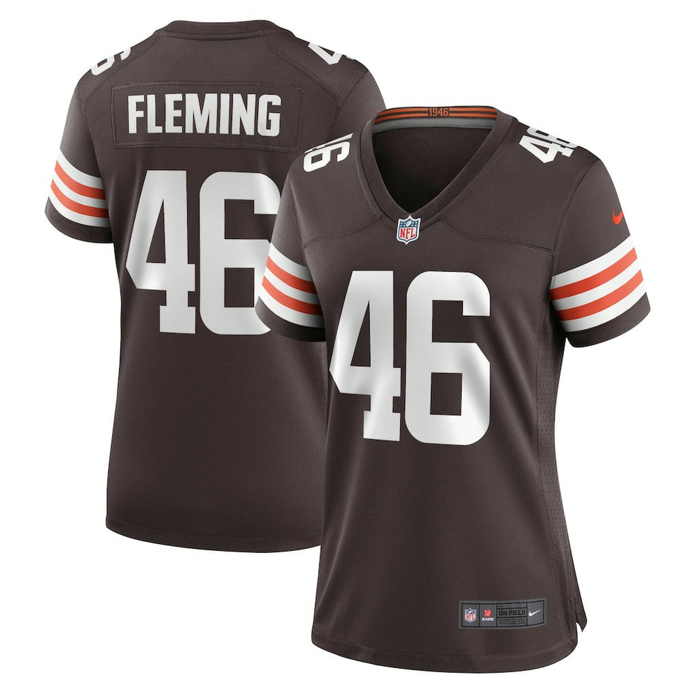 Don Fleming Women's Retired Player Jersey - Cleveland Browns