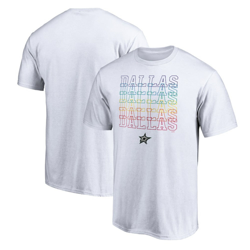 NHL White Dallas Stars City Pride T-Shirt