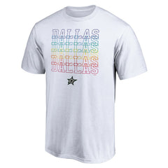 NHL White Dallas Stars City Pride T-Shirt