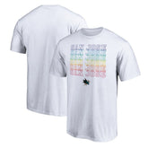 NHL White San Jose Sharks City Pride T-Shirt