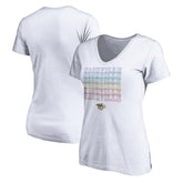NHL White Nashville Predators Women's City Pride V-Neck T-Shirt