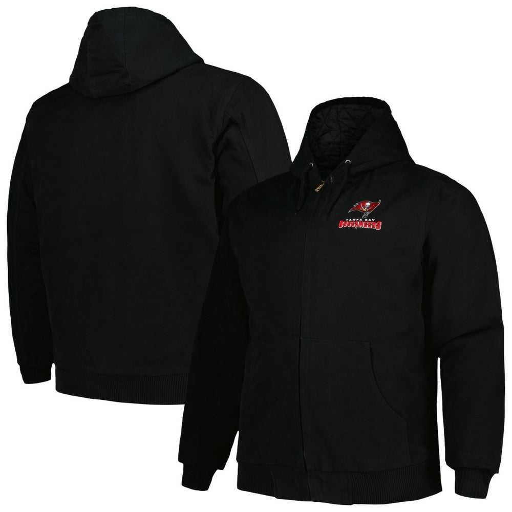 Dunbrooke Big & Tall Dakota Canvas Hoodie Full-Zip Jacket - Tampa Bay Buccaneers
