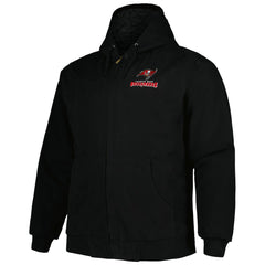 Dunbrooke Big & Tall Dakota Canvas Hoodie Full-Zip Jacket - Tampa Bay Buccaneers