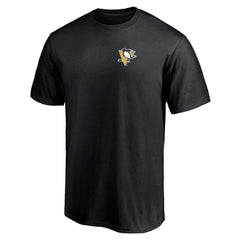 NHL Black Pittsburgh Penguins Number One Dad Logo T-Shirt