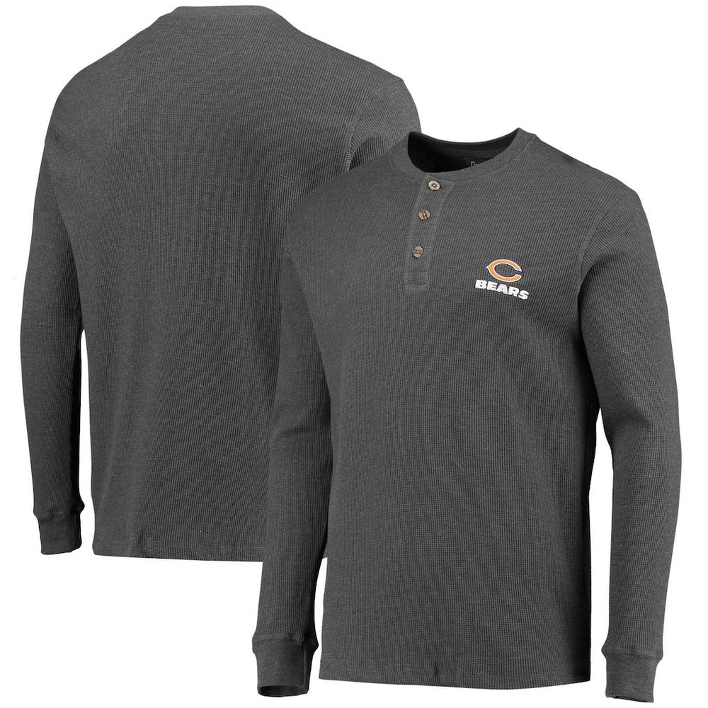 Dunbrooke Logo Maverick Thermal Henley Long Sleeve T-Shirt - Chicago Bears