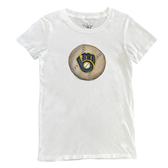 MLB Milwaukee Brewers Tiny Turnip Women's Stitched Baseball T-Shirt
