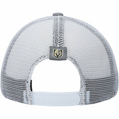 NHL Gray/White Vegas Golden Knights adidas Locker Room Foam Trucker Snapback Hat