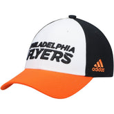 NHL White Philadelphia Flyers adidas Locker Room Adjustable Hat