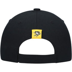 NHL White Pittsburgh Penguins adidas Locker Room Adjustable Hat