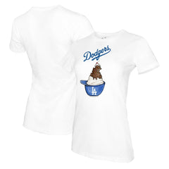 MLB Los Angeles Dodgers Tiny Turnip Women's Sundae Helmet T-Shirt