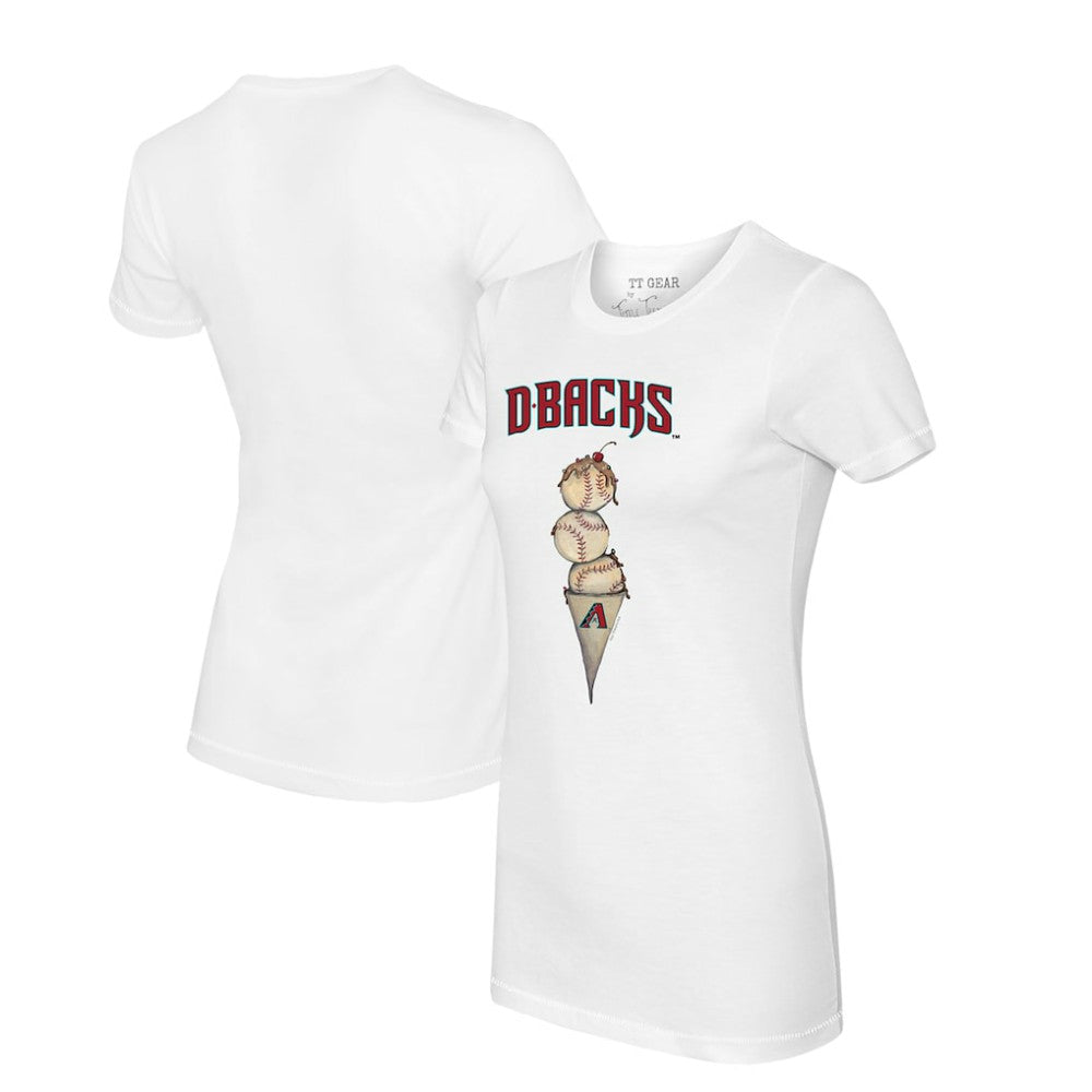 MLB Arizona Diamondbacks Tiny Turnip Women's Triple Scoop T-Shirt