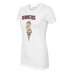 MLB Arizona Diamondbacks Tiny Turnip Women's Triple Scoop T-Shirt