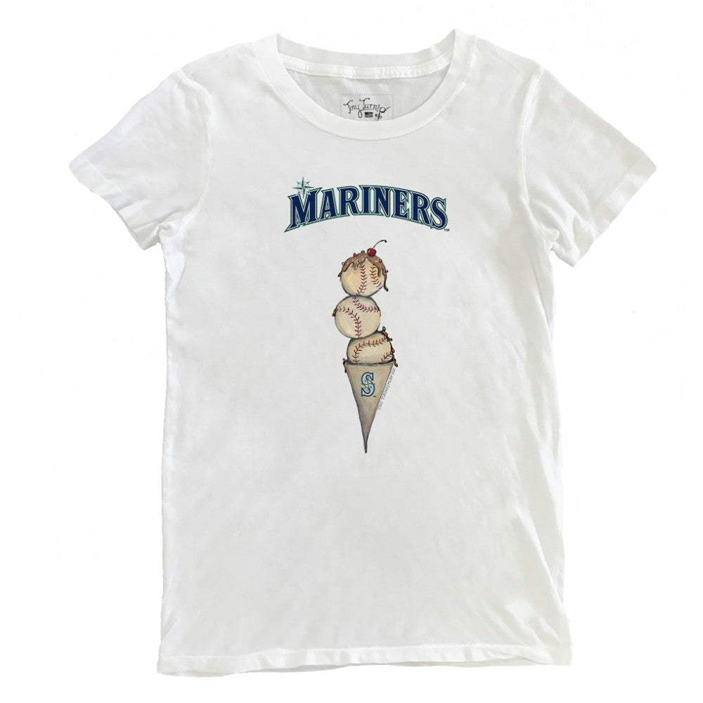 MLB Seattle Mariners Tiny Turnip Women's Triple Scoop T-Shirt
