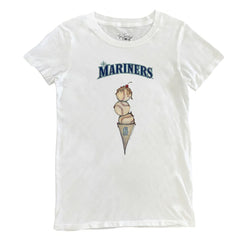 MLB Seattle Mariners Tiny Turnip Women's Triple Scoop T-Shirt
