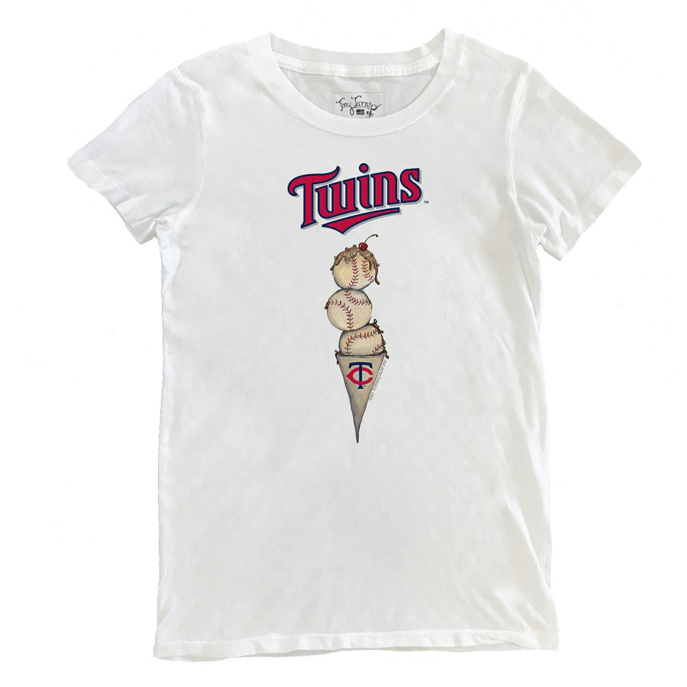 MLB Minnesota Twins Tiny Turnip Women's Triple Scoop T-Shirt