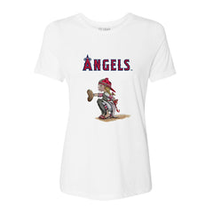 MLB Los Angeles Angels Tiny Turnip Women's Kate the Catcher T-Shirt