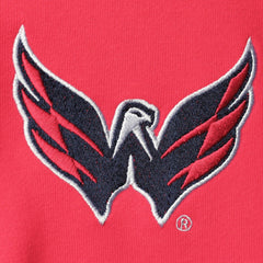 NHL Red/Navy Washington Capitals Starter Playoffs Color Block Full-Zip Hoodie