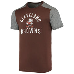 Majestic Threads Brownie The Elf Gridiron Classics Field Goal Slub T-Shirt - Cleveland Browns