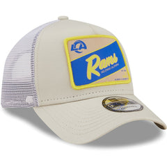 Happy Camper A-Frame Trucker 9FORTY Snapback Hat - Los Angeles Rams