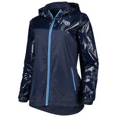 G-III 4Her by Carl Banks Women's Double-Coverage Full-Zip Hoodie Jacket - Tennessee Titans